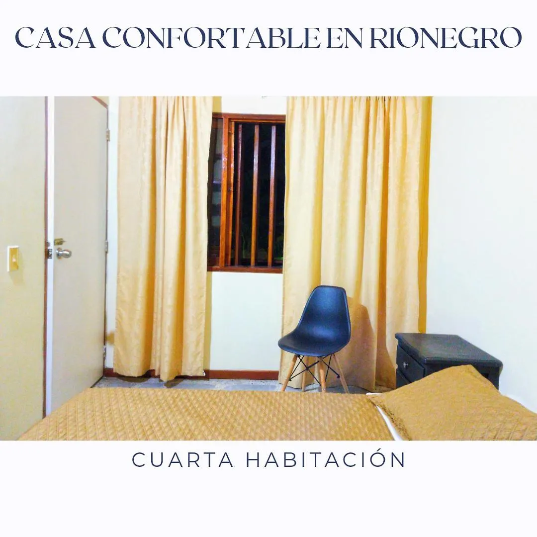 Pensión Hotel Casa Confortable En Rionegro - A 10 Min Del Aeropuerto Colombia
